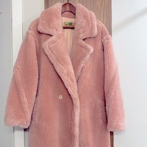 Mateo by Yves Salomon Teddy Coat (Sz 38)